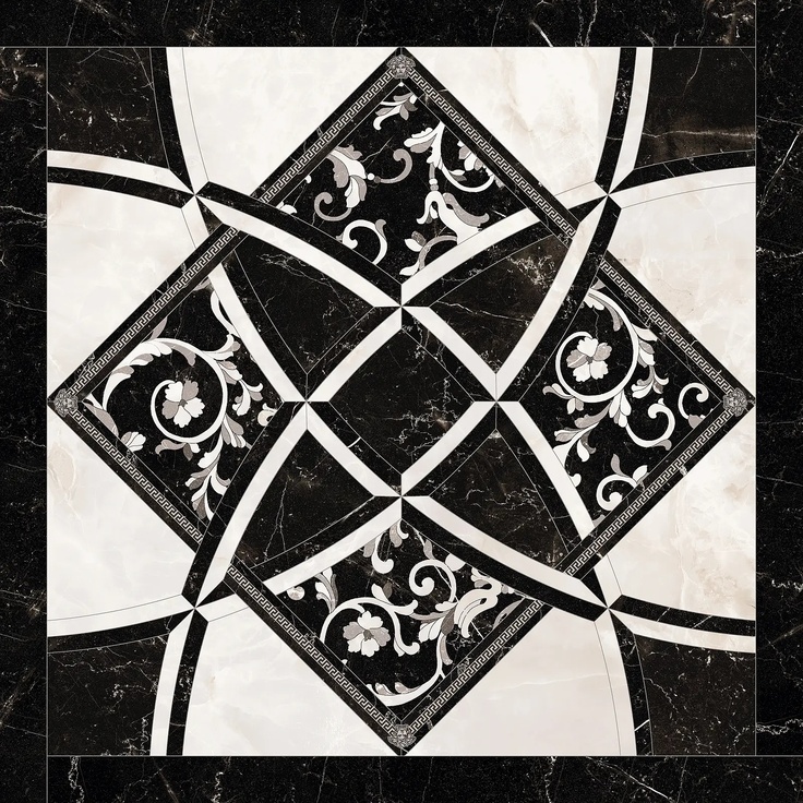 Versace Emote С000396107 02625340_EmoteIn.Bianco-Nero porcelain tile 78x78 cm, Italy, other types of marble - photo 1 Versace Emote С000396107 02625340_EmoteIn.Bianco-Nero porcelain tile 78x78 cm, Italy, other types of marble - photo 1
