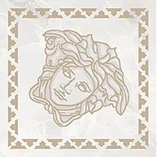 Versace Emote С000396129 02625900_TozzettoOniceBianco Dekor 10x10 cm, Włochy, onyks - zdjęcie 1 - zdjęcie 1