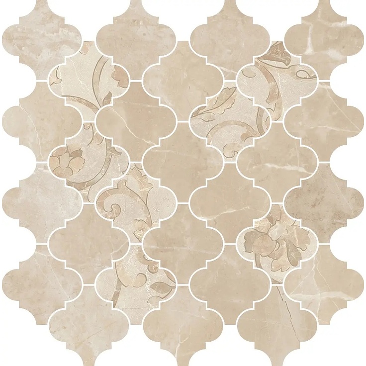 Versace Emote С000396142 02626210_Mos.Arab.Dec.CremaMa Mozaïek 35x35 cm, Italië, andere soorten marmer - foto 1 Versace Emote С000396142 02626210_Mos.Arab.Dec.CremaMa Mozaïek 35x35 cm, Italië, andere soorten marmer - foto 1