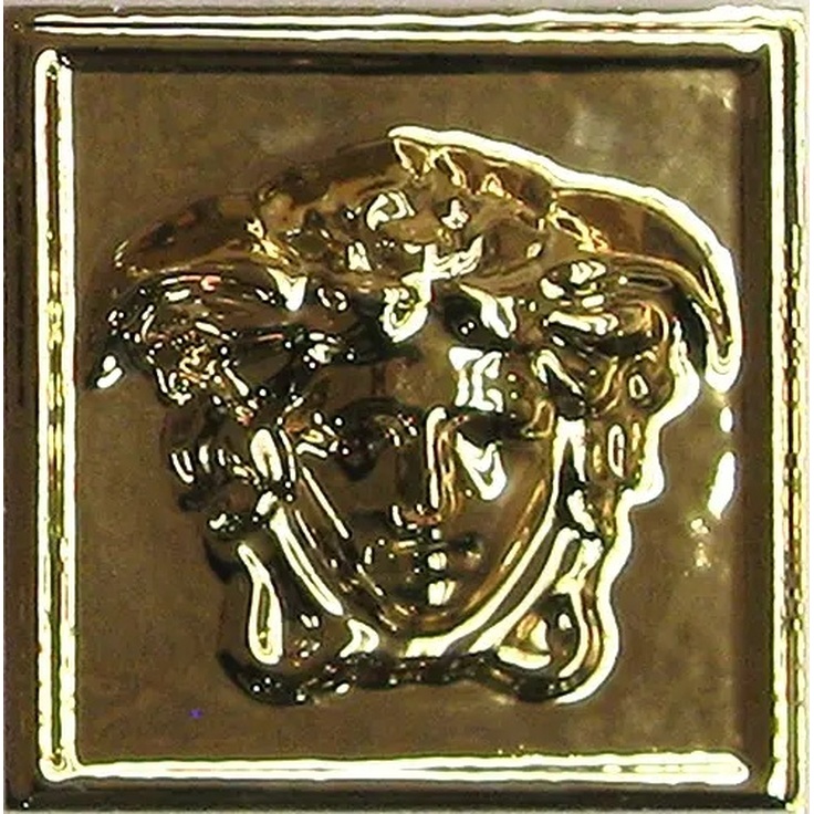 Versace Emote С000396164 02626740_Medusa3DOroPvd Dekor 10x10 cm, Italien, guld og ædelmetaller - foto 1 Versace Emote С000396164 02626740_Medusa3DOroPvd Dekor 10x10 cm, Italien, guld og ædelmetaller - foto 1