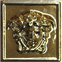 Versace Emote С000396164 02626740_Medusa3DOroPvd Dekor 10x10 cm, Włochy, złoto i metale szlachetne - zdjęcie 1 - zdjęcie 1