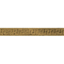 Versace Eterno G0263080 Fascia Greca Oro Carbon Bordo 10x80 cm, Italia, effetto legno - foto 1 - foto 1