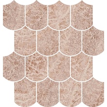 Versace Gemstone С000593426 PF60013297_GEMSTONE MOS.WAV.CR LUX R 35X30,7 Mozaïek 30,7x35 cm, Italië, andere soorten marmer - foto 1 - foto 1