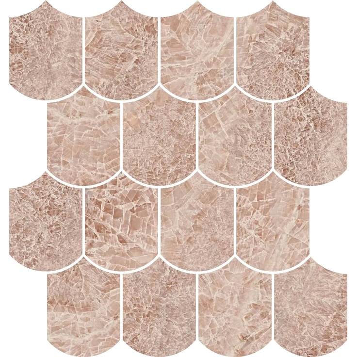Versace Gemstone С000593426 PF60013297_GEMSTONE MOS.WAV.CR LUX R 35X30,7 Mosaic 30,7x35 cm, Italy, other types of marble - photo 1 Versace Gemstone С000593426 PF60013297_GEMSTONE MOS.WAV.CR LUX R 35X30,7 Mosaic 30,7x35 cm, Italy, other types of marble - photo 1