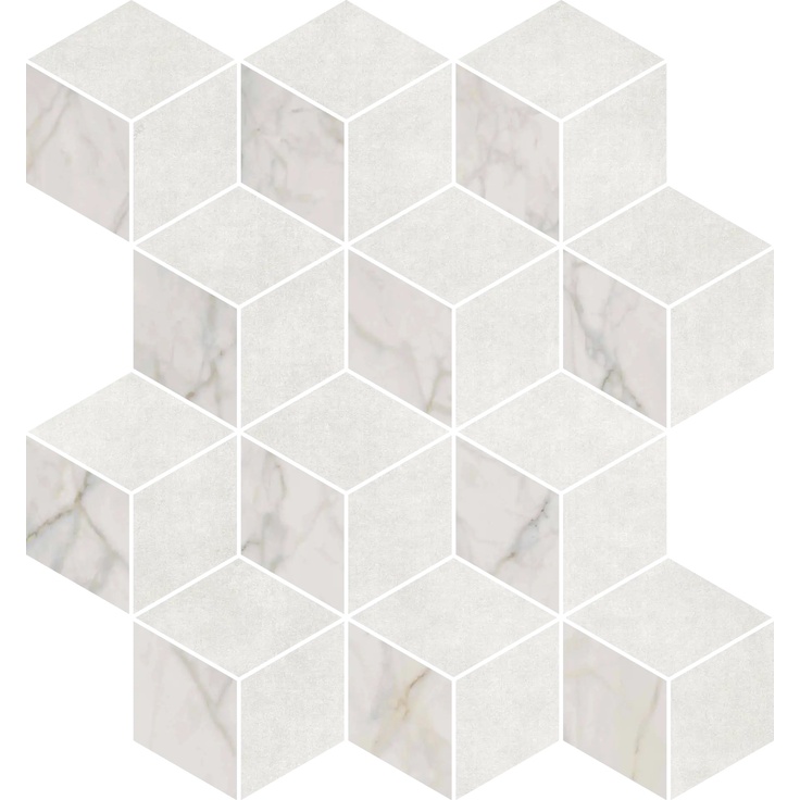 Versace Harmony 0030137 CUBE CALACATTA LINCOLN ANT. 3D RETT Mosaic 35,1x37,5 cm, Italy, calacatta - photo 1 Versace Harmony 0030137 CUBE CALACATTA LINCOLN ANT. 3D RETT Mosaic 35,1x37,5 cm, Italy, calacatta - photo 1