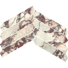 Versace Harmony 0030135 STRIP CALACATTA VIOLA ANT. 3D RETT Mozaik 25x47,8 cm, Italien, calacatta - foto 1 - foto 1