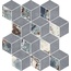 Versace Harmony 0030141 CUBE OCEAN BLUE ANT. 3D RETT Mosaico 35,1x37,5 cm, Italia, para tela - foto 1