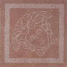 Versace Harmony 0021529 CORNER RUST NAT RETT Dekor 15x15 cm, Italien, för tyg - foto 1 - foto 1