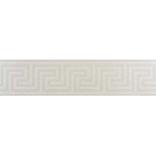 Versace Harmony 0021519 BORDER WHITE NAT RETT kantsten 15x60 cm, Italien, för tyg - foto 1 - foto 1