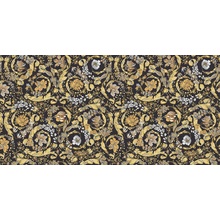 Versace Icons PF60011024 Barocco Black Ret keramisch graniet 60x120 cm, Italië, behang  - foto 1 - foto 1