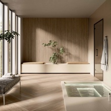 Versace Leatherwood 10x60, geglazuurd keramisch graniet, Italië, hout - interieurfoto 1 - foto 4