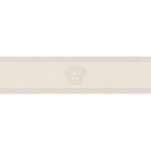 Versace Leatherwood 0020110 Medusa Cuir White nat 3D rett Rand 15x60 cm, Italië, leer  - foto 1 - foto 1