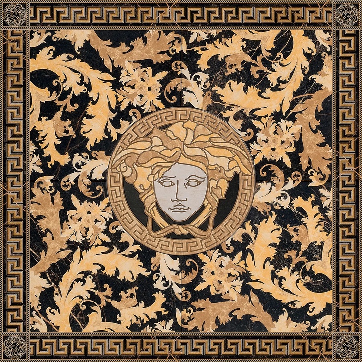 Versace Marble 2404230 ROSONE NERO S.LAUREN Decor 117,2x117,2 cm, Italy, other types of marble - photo 1 Versace Marble 2404230 ROSONE NERO S.LAUREN Decor 117,2x117,2 cm, Italy, other types of marble - photo 1