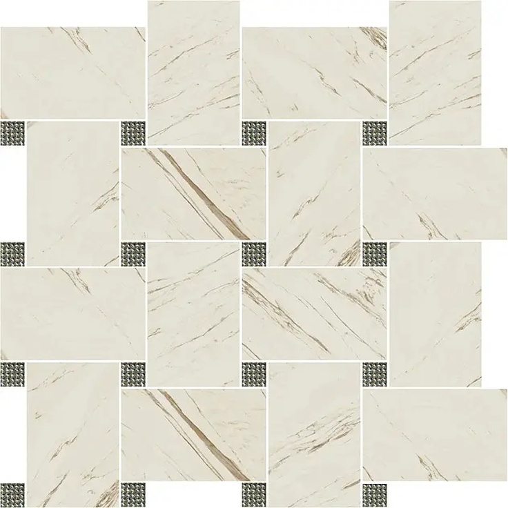 Versace Marble С000380862 2405100_Mos.Intr.Bia.Swa.Bia Mosaic 29,1x29,1 cm, Italy, other types of marble - photo 1 Versace Marble С000380862 2405100_Mos.Intr.Bia.Swa.Bia Mosaic 29,1x29,1 cm, Italy, other types of marble - photo 1