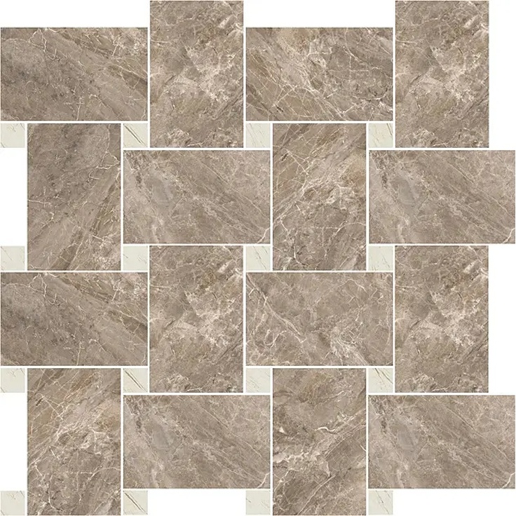 Versace Marble С000380873 2405350_Mos.Intrec.Grig-Bian Mosaic 29,1x29,1 cm, Italy, other types of marble - photo 1 Versace Marble С000380873 2405350_Mos.Intrec.Grig-Bian Mosaic 29,1x29,1 cm, Italy, other types of marble - photo 1