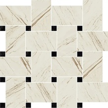 Versace Marble С000380869 2405310_Mos.Intrec.Bian-Nero Mozaikk 29,1x29,1 cm, Italia, andre marmortyper - foto 1 - foto 1