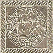 Versace Marble С000380835 2403060_Toz.MedusaGrigioSab Dekor 11,5x11,5 cm, Italia, andre marmortyper - foto 1 - foto 1