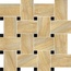 Versace Marble С000380870 2405320_Mos.Intrec.Oro-Nero Mosaic 29,1x29,1 cm, Italy, other types of marble - photo 1