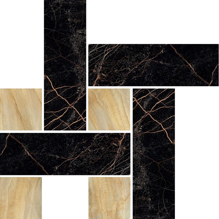 Versace Marble С000380849 2404500_Mos.Chest.Nero-Oro Mozaika 29,1x29,1 cm, Itálie, ostatní druhy mramoru - fotografie 1 Versace Marble С000380849 2404500_Mos.Chest.Nero-Oro Mozaika 29,1x29,1 cm, Itálie, ostatní druhy mramoru - fotografie 1