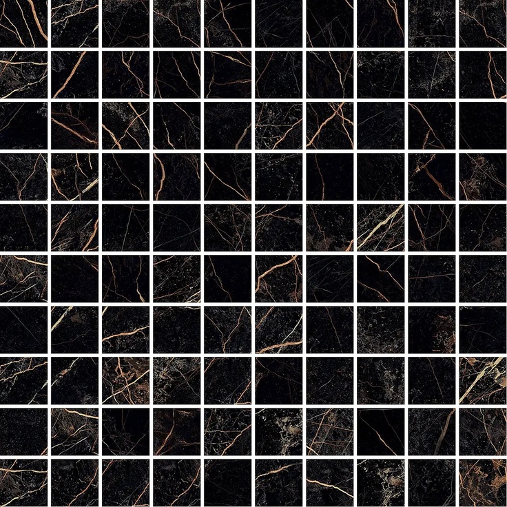 Versace Marble С000380858 2405030_Mos.T100NeroS.Lau Mosaic 29,1x29,1 cm, Italy, other types of marble - photo 1 Versace Marble С000380858 2405030_Mos.T100NeroS.Lau Mosaic 29,1x29,1 cm, Italy, other types of marble - photo 1