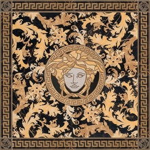 Versace Marble С000381010 2404230_ROSONE NERO S.LAUREN Dekor 117,2x117,2 cm, Italia, andre marmortyper - foto 1 - foto 1