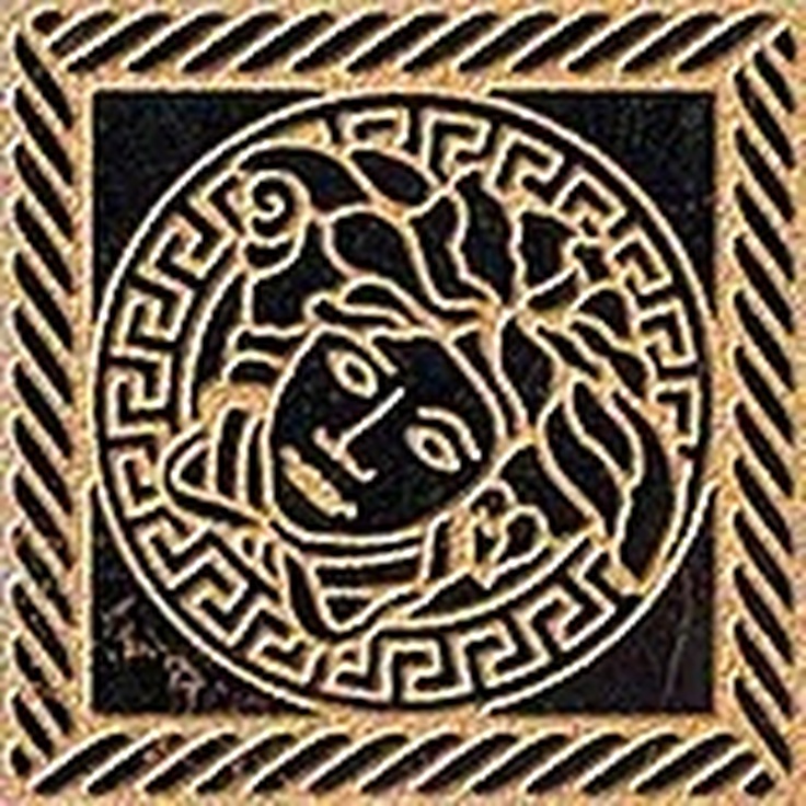 Versace Marble С000380833 2403030_Toz.MedusaNeroSab Dekor 11,5x11,5 cm, Itálie, ostatní druhy mramoru - fotografie 1 Versace Marble С000380833 2403030_Toz.MedusaNeroSab Dekor 11,5x11,5 cm, Itálie, ostatní druhy mramoru - fotografie 1
