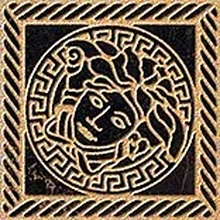 Versace Marble С000380833 2403030_Toz.MedusaNeroSab Dekor 11,5x11,5 cm, Italia, andre marmortyper - foto 1 - foto 1