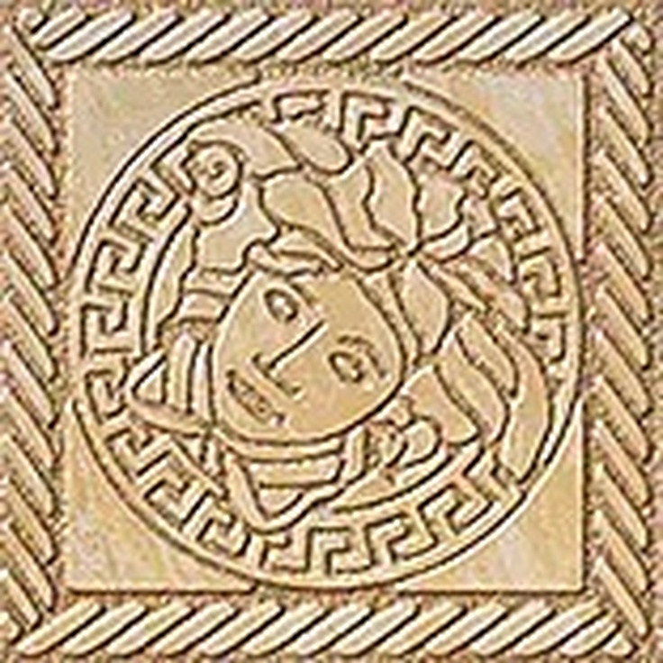 Versace Marble С000380832 2403020_Toz.MedusaOroSab Decor 11,5x11,5 cm, Italy, gold and precious metals - photo 1 Versace Marble С000380832 2403020_Toz.MedusaOroSab Decor 11,5x11,5 cm, Italy, gold and precious metals - photo 1