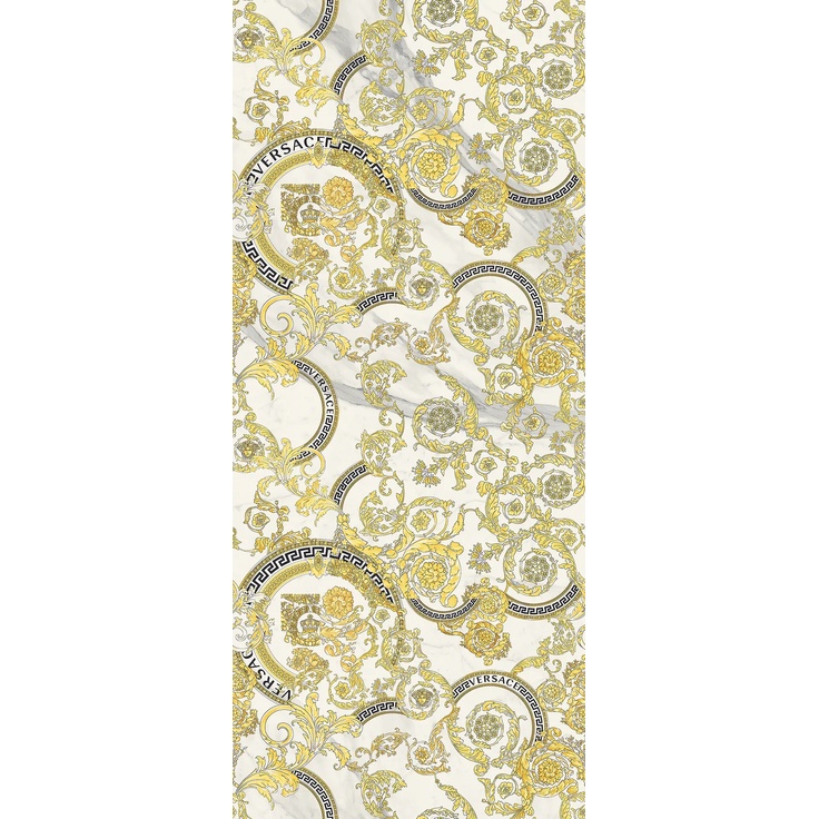 Versace Maximvs 0063143 G0067643 MEGA BAROCCO B-N-ORO Dekor 120x280 cm, Itálie, zlato a drahé kovy - fotografie 1 Versace Maximvs 0063143 G0067643 MEGA BAROCCO B-N-ORO Dekor 120x280 cm, Itálie, zlato a drahé kovy - fotografie 1