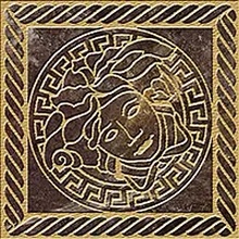 Versace Maximvs С000592340 G0067846_MAXIMVS AS BROWN LUXR 10X10 Dekor 10x10 cm, Italien, andere marmorsorten - Foto 1 - Foto 1