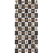 Versace Maximvs С000501848 0063141_LETTER.BIAN/NER/ORO B Dekor 120x280 cm, Italien, gold und edelmetalle - Foto 1 - Foto 1