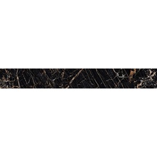 Versace Maximvs G0067794 Black & Gold Nat R porcelain tile 15x120 cm, Italy, stone  - photo 1 - photo 1