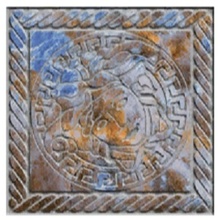 Versace Maximvs G0067845 Angolo Greca Sabbiato Galaxy Blue / Oro Lux Insert 10x10 cm, Italy - photo 1 - photo 1