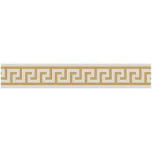 Versace Maximvs G0067711 Fascia Greca Bianco / Oro Lux Border 10x60 cm, Italy - photo 1 - photo 1
