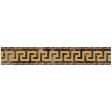Versace Maximvs G0067836 Fascia Greca Sabbiata Galaxy Brown / Oro Border 10x60 cm, Italy - photo 1 - photo 1