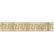 Versace Maximvs G0067833 Fascia Greca Sabbiata Calacatta Green / Oro Border 10x60 cm, Italy - photo 1 - photo 1