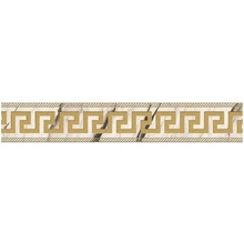 Versace Maximvs G0067831 Fascia Greca Sabbiata Panda White / Oro Border 10x60 cm, Italy - photo 1 - photo 1