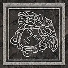 Versace Meteorite С000493380 0047291_Toz.Med.LapNero/Plat Sisustus 9,8x9,8 cm, Italia, kulta ja jalometallit - kuva 1 - kuva 1