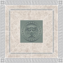 Versace Meteorite 47151 Rosone Naturale Bianco Oro Painel 120x120 cm, Itália - foto 1 - foto 1