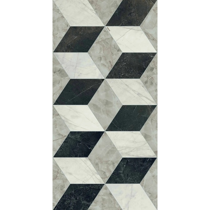 Versace Tarsia С000614875 PF60014098_TARSIA CUBIC.NERO LU3R 60X120 porcelain tile 60x120 cm, Italy, other types of marble - photo 1 Versace Tarsia С000614875 PF60014098_TARSIA CUBIC.NERO LU3R 60X120 porcelain tile 60x120 cm, Italy, other types of marble - photo 1