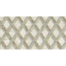 Versace Tarsia 0014144 Lozenge Avorio porcelain tile 60x120 cm, Italy, marble look - photo 1 - photo 1