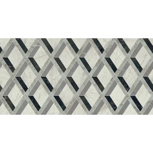 Versace Tarsia 0014145 Lozenge Nero porcelain tile 60x120 cm, Italy, marble look - photo 1 - photo 1