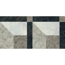 Versace Tarsia 0014092 Prospect Nero porcelain tile 60x120 cm, Italy, stone  - photo 1 - photo 1