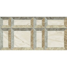 Versace Tarsia 0014087 Frame Avorio porcelain tile 60x120 cm, Italy, stone  - photo 1 - photo 1