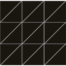 Vogue Interni С000462361 IN_Nero_10*10*14_su rete Мозаика 30x30 см, Италия, моноколор - фото 1 - фото 1
