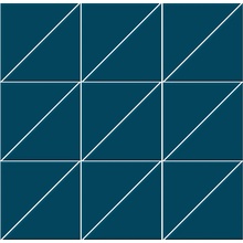 Vogue Interni С000462365 IN_Petrolio_10*10*14_su rete Мозаика 30x30 см, Италия, моноколор - фото 1 - фото 1