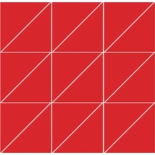 Vogue Interni С000462392 IN_Rosso_10*10*14_su rete Мозаика 30x30 см, Италия, моноколор - фото 1 - фото 1