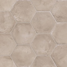 Marca Corona Terra Grigio Esagono 0092 gres porcelánový 21,6x25 cm, Itálie, vzhled mozaiky - fotografie 1 - foto 1