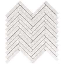 Atlas Concorde Italy Marvel Stone 9SHD Bianco Dolomite Herringbone Wall Mosaic 30x30,5 cm, Italy, mosaic - photo 1 - photo 1