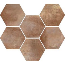 Marazzi Cotti D'italia MMYK Marrone granitkeramik 18,2x21 cm, Italien, mosaikimitation - foto 1 - foto 1
